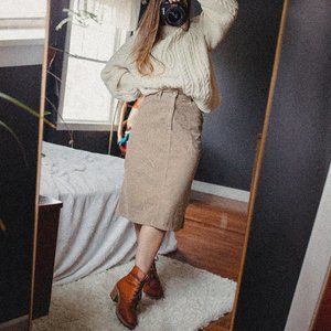 Vintage L.L. Bean Corduroy Skirt